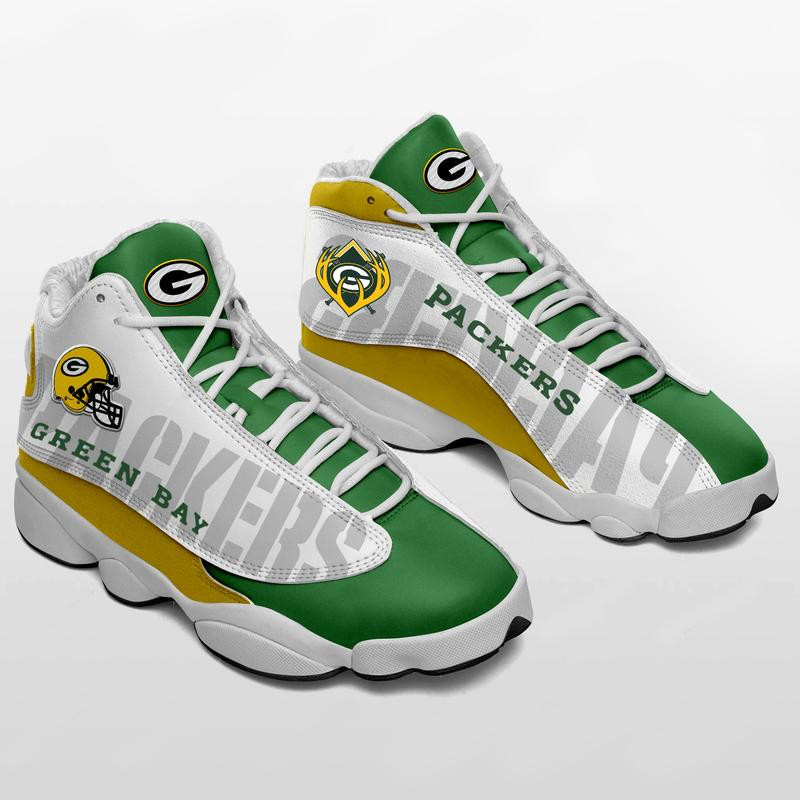 Men's Green Bay Packers Limited Edition JD13 Sneakers 005